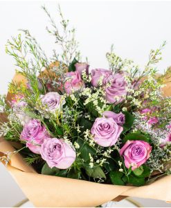 purple roses bouquet dubai by casa petals premium flower delivery dubai